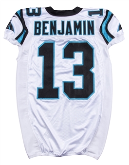 2014 Kelvin Benjamin Game Used Carolina Panthers Road Jersey Photo Matched To 10/12/2014 